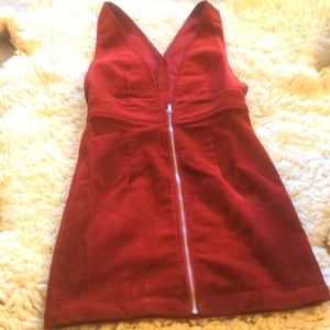 Red layering Dress